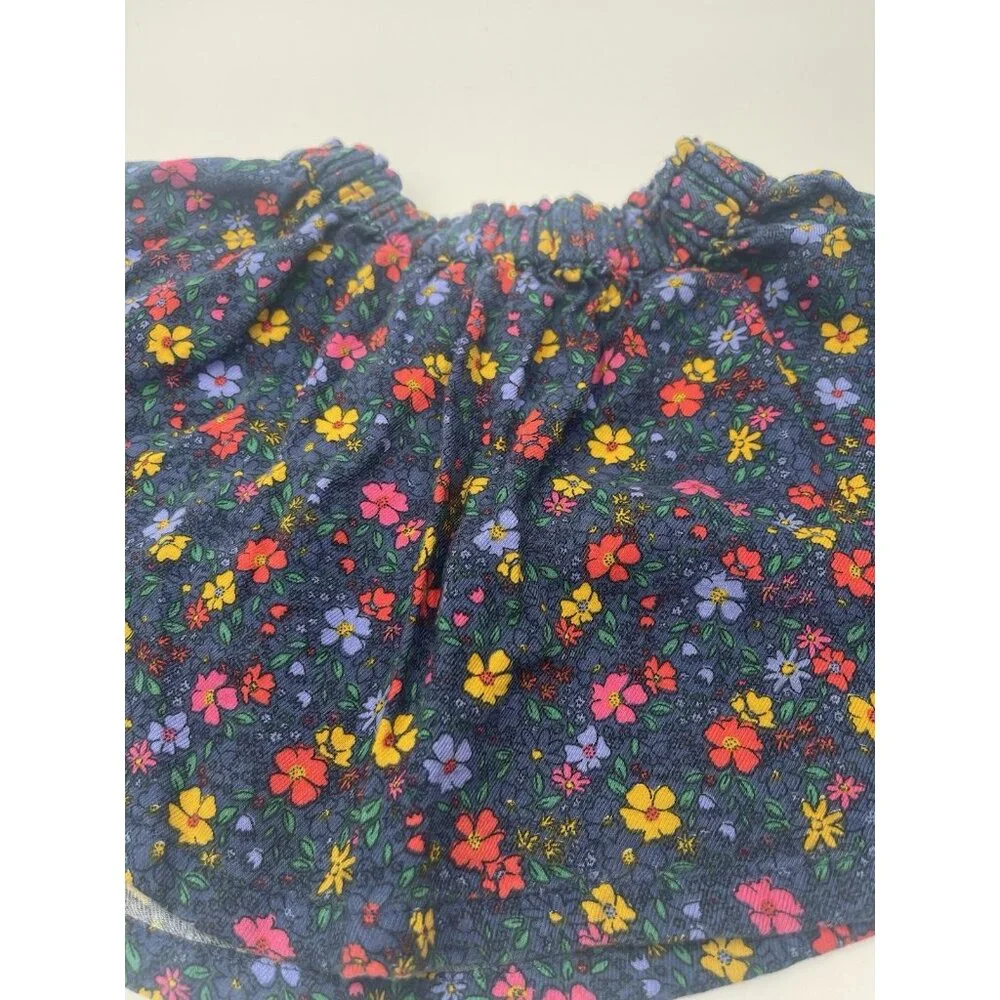 Old Navy Skirt Girls‎ Toddler Size 2t Floral Blue Pink Yellow